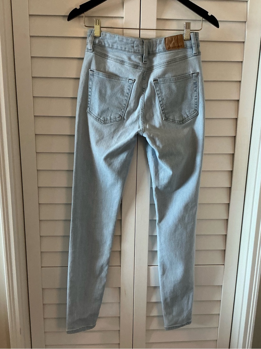 Superdry Light Blue Skinny High-Rise Ripped Knee Jeans Size 27 - Picture 5 of 14